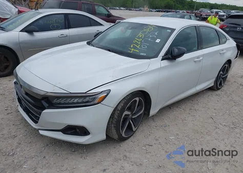 2022 Honda Accord Sport z USA, uszkodzony, nr VIN 1HGCV1F36NA101732